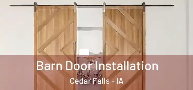 Barn Door Installation Cedar Falls - IA