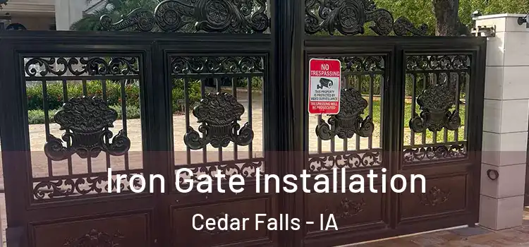 Iron Gate Installation Cedar Falls - IA